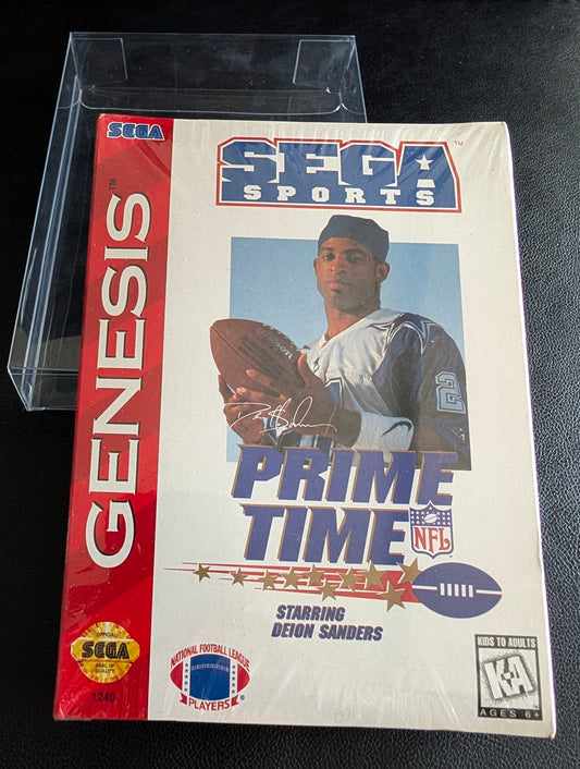 Sega Sports: Prime Time NFL - Factory Sealed (Sega Genesis) | 1995 | Sports / Football