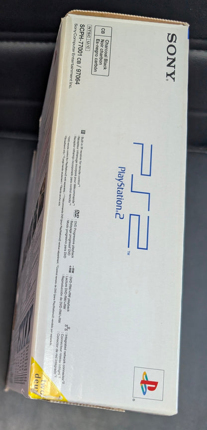 PlayStation 2 Slim Black Console Bundle (2004) - PS2 | CIB - SCPH-77001