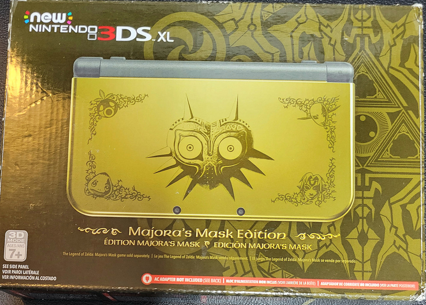 ZELDA Majora's Mask Edition 3DS XL FACTORY CIB Open Box Condition!