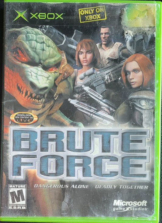 Brute Force - (CIB) OG Microsoft XBOX  Pre-Owned Great Shape Tested & Working CLEAN DISC