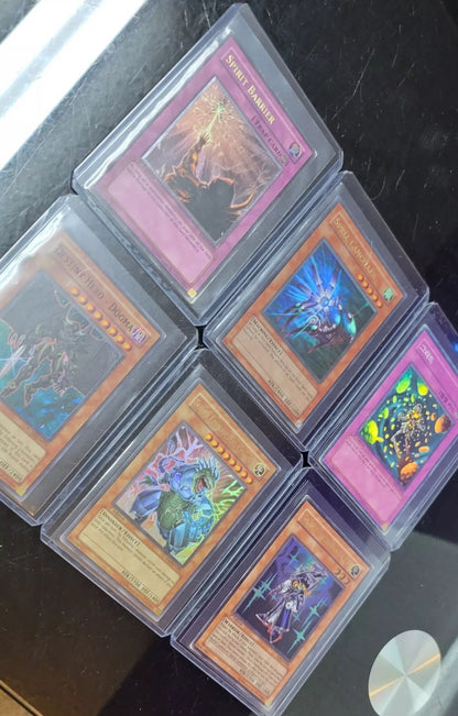 ULTRA RARE 1st Edition Holo Yugioh Card Lot Of 6 Soft Sleeve Plus Top Load MINT