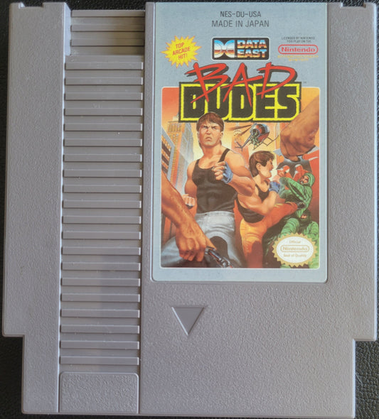 Bad Dudes - NES (1988 Nintendo Entertainment System) GREAT SHAPE