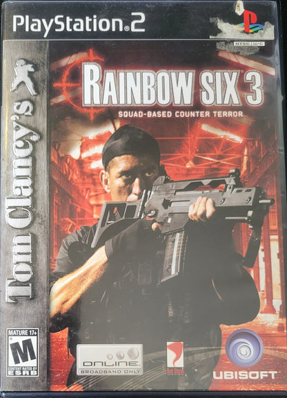 Rainbow Six 3 - Sony PlayStation 2 PS2 Pre-Owned Tested & Working Great Shape!
