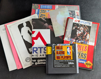 Bulls Versus Blazers - CIB (Sega Genesis) | 1992 | Sports / Basketball
