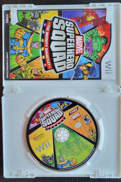 Marvel Super Hero Squad: The Infinity Gauntlet - 2010 Nintendo - Wii - Entertainment System CIB Clean Disc Tested & Working