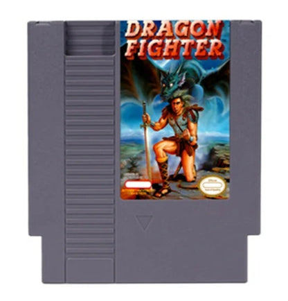 DRAGON FIGHTER - NES (Nintendo Entertainment System 1983) 72 Pin 8 Bit Video Game Cartridge