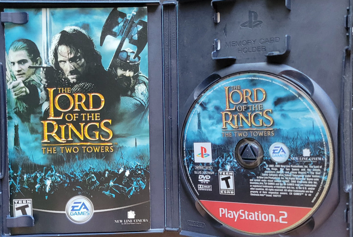 Nice Find * Lord Of The Rings: The 2 Towers - Sony PlayStation 2 PS2 CIB Pre-Owned Great Shape! Tested & Working