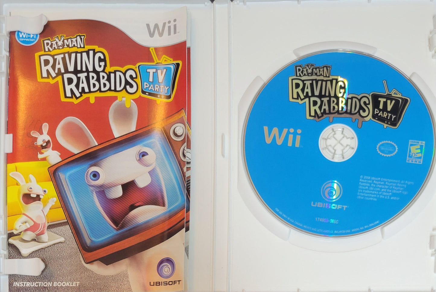Rayman Raving Rabbids – Nintendo Wii CIB – RE-SEALED + Like New