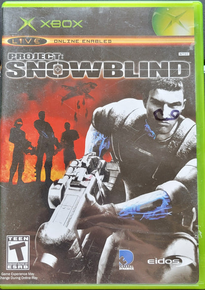 Project: SNOWBLIND Microsoft XBOX - CIB Pre-Owned Great Shape Tested & Working