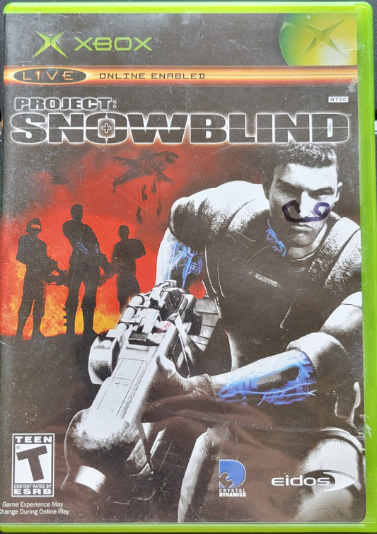 Project: SNOWBLIND Microsoft XBOX - CIB Pre-Owned Great Shape Tested & Working