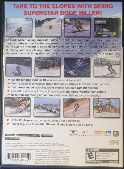 Bode Miller: Alpine Skiing - Sony PlayStation 2 PS2 (CIB) Pre-Owned Tested & Working Great Shape!