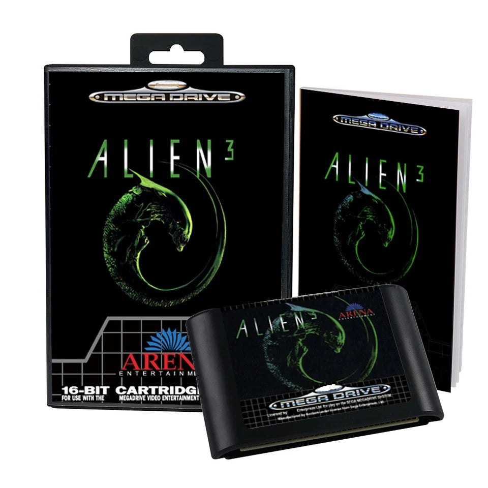 ALIEN 3 - Boxed (Sega Genesis Cartridge)" | 1990 | Action Platformer