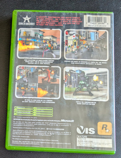 State of Emergency (2002) - CIB Original Xbox | RE-Sealed