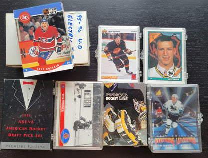 300 - 500 Assorted Hockey Cards Early 90's Upper Deck Pro Set Opee-Chee Cardart Pinnacle All Protected Since New Great Addition Collector's!