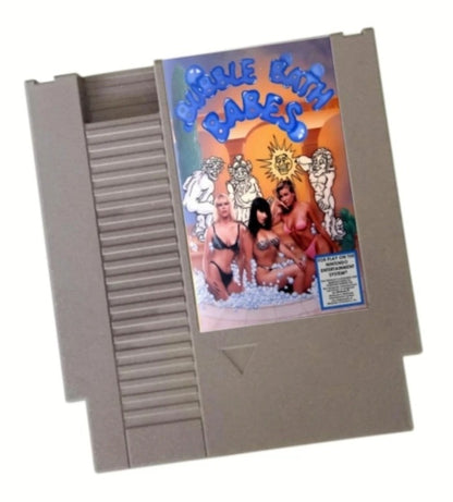 BUBBLE BATH BABES - NES Nintendo Entertainment System 1983 72 Pin 8 Bit Video Game Cartridge