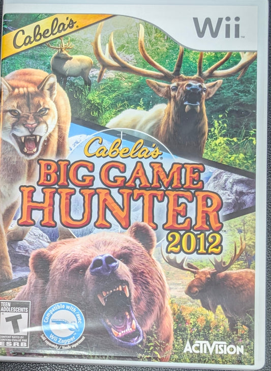 Cabela's Big Game Hunter 2012 – Nintendo Wii CIB (2011) | RE-Sealed, Complete in Box, Excellent Condition