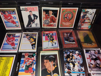 Assorted Lot 90's UD Topps O-Pee-Chee Parkhurst Premiere Pro-Set Score Collector's Sports Card Starter Kit For ALL AGES