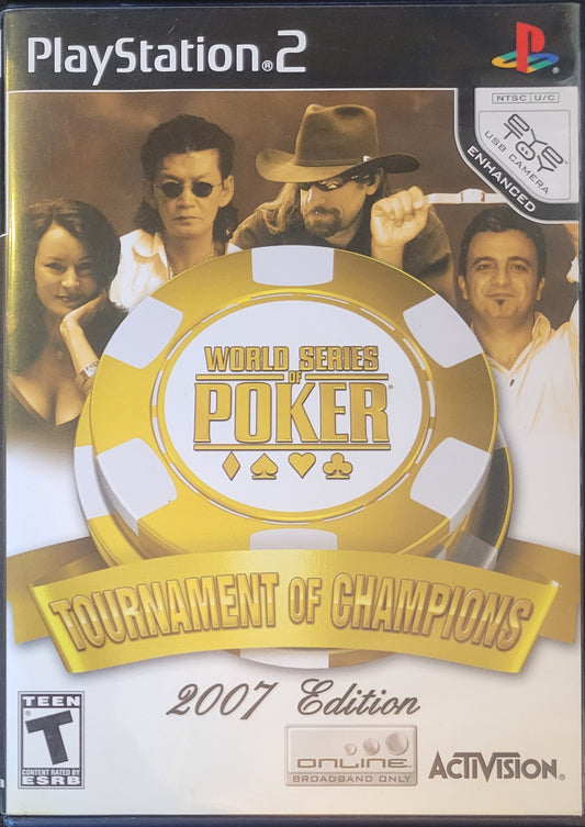 World Series Of Champions Tournament Of Champions: 2007 Edition - Sony PlayStation 2 PS2 Pre-Owned Tested & Working Great Shape!