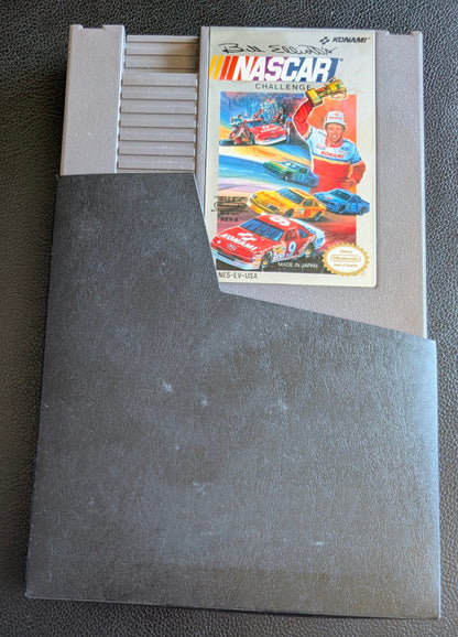 Bill Elliott's NASCAR Challenge (1991) - Nintendo NES | Authentic | Cleaned &amp; Tested + Protection Sleeve