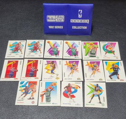 x16 Super Rare 1991 Frito Lay Skybox Collection + Folder! Mini Basketball Card Lot Of Super Cool Collector's Edition Great Cond. Smoke Pet Free Home