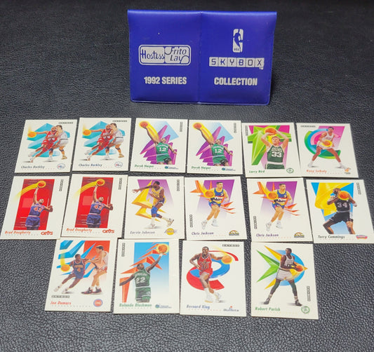 x16 Super Rare 1991 Frito Lay Skybox Collection + Folder! Mini Basketball Card Lot Of Super Cool Collector's Edition Great Cond. Smoke Pet Free Home