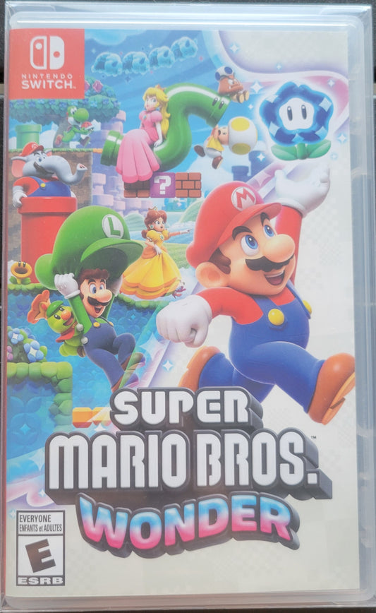 Super Mario Bros. Wonder - Nintendo Switch Like New + Plastic Protector Sleeve