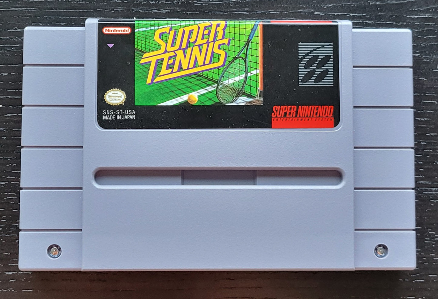 CLEAN SUPER TENNIS 1991 CIB ● Box ● Manual ● Protector - SNES - Super Nintendo Ent. System NTSC Cartridge Tested & Working