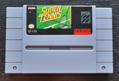 CLEAN SUPER TENNIS 1991 CIB ● Box ● Manual ● Protector - SNES - Super Nintendo Ent. System NTSC Cartridge Tested & Working