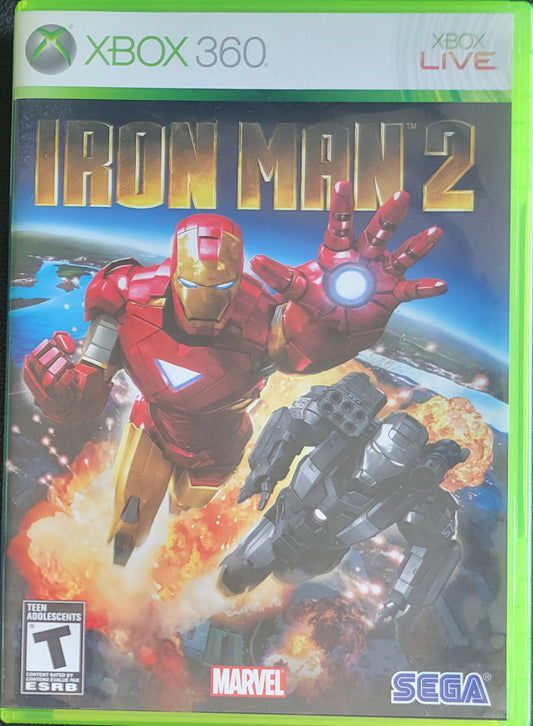 Iron Man 1 & 2 - (CIB) - Microsoft XBOX 360 - Pre-Owned Like New CLEAN DISC