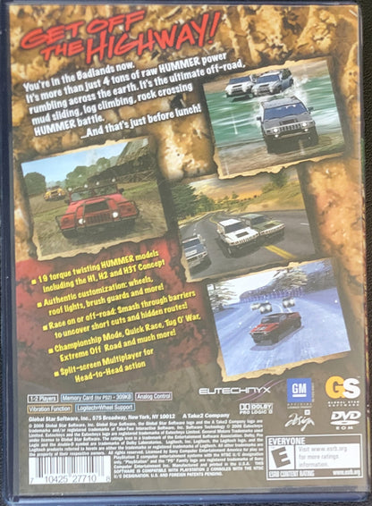 Hummer Badlands - Sony PlayStation 2 PS2 (CIB) Pre-Owned Tested & Working LIKE NEW!
