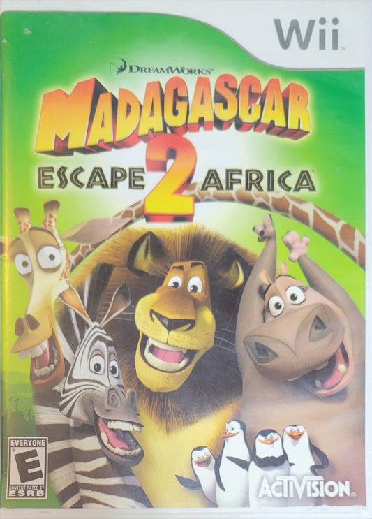 Madagascar: Escape 2 Africa – Nintendo Wii CIB – RE-SEALED + Clean Disc