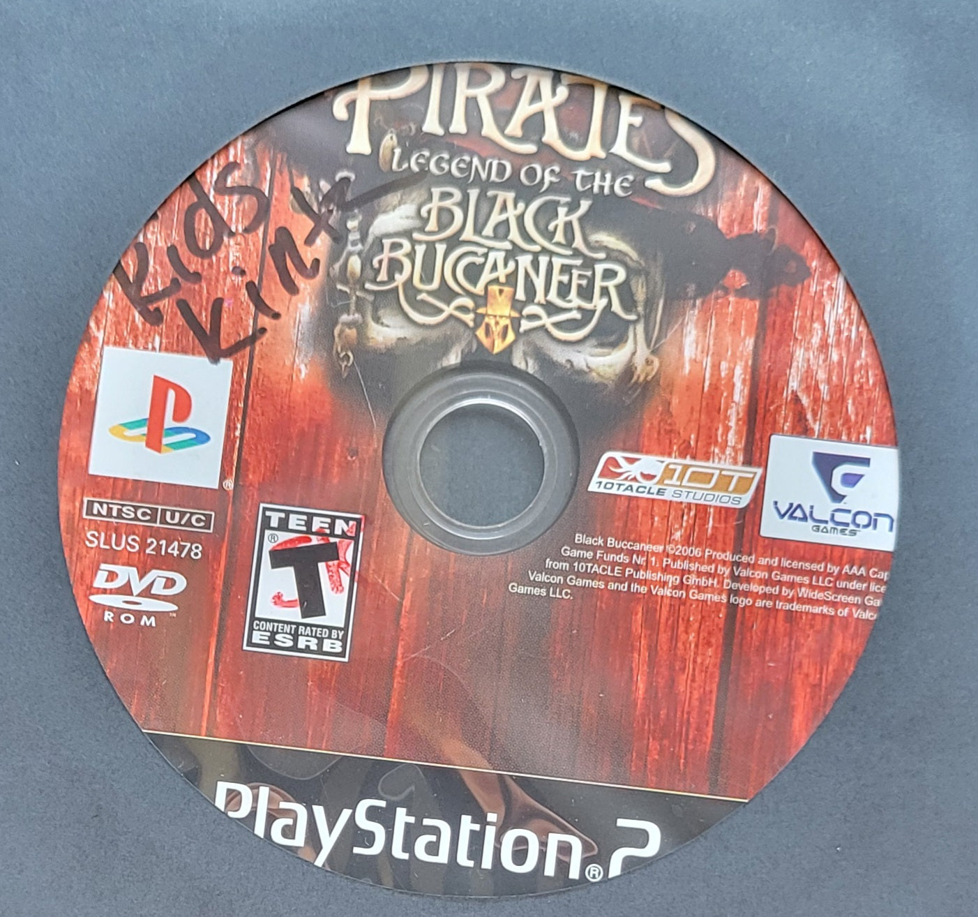 Pirates Legend Of The Black Buccaneer - Sony PlayStation 2 Ps2 (Disc Only) - Used Condition