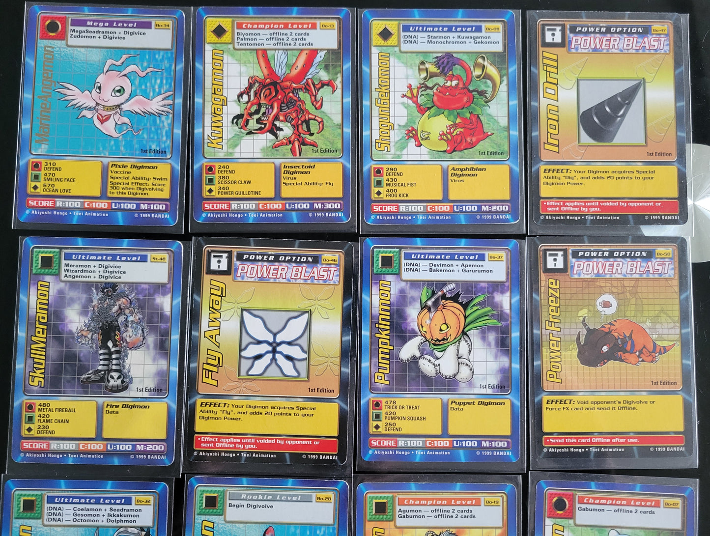 1999 HUGE LOT BANDAI: DIGIMON Including Original 1st Editions!! Trading Cards