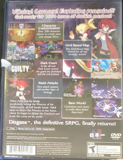 Disgaea 2 - Sony PlayStation 2 PS2 (CIB) Pre-Owned Tested & Working Great Shape!