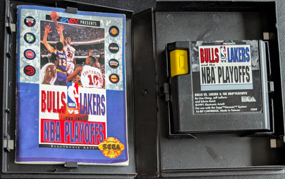 Bulls vs Lakers and the NBA Playoffs - Boxed CIB (Sega Genesis) | 1992 | Sports