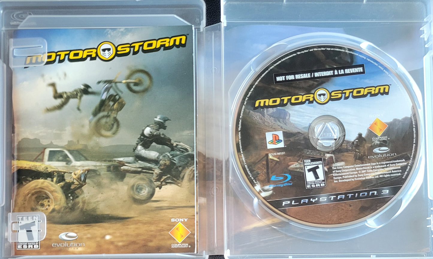 MotorStorm (CIB) – Sony PlayStation 3 PS3 – Re-Sealed (2006)