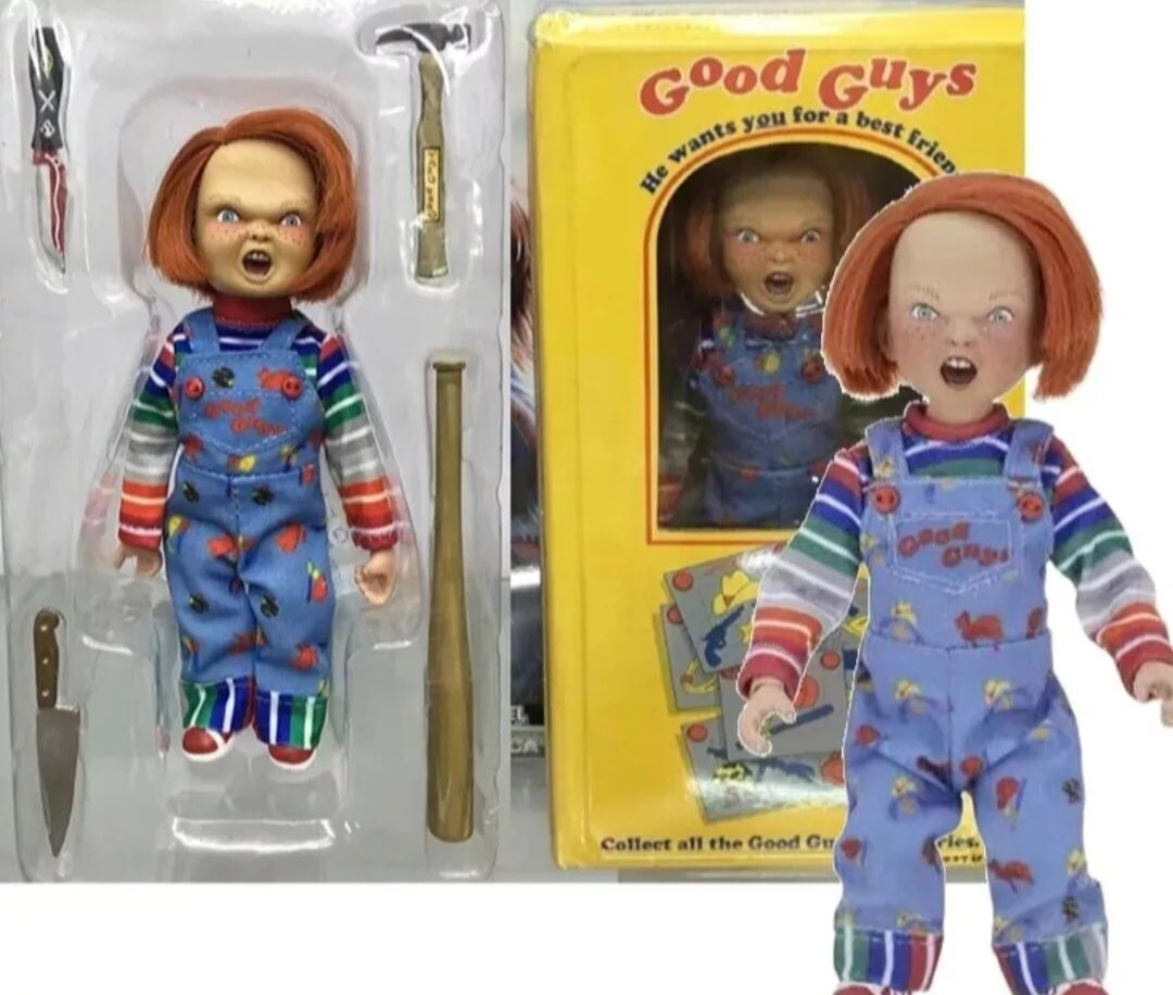 CHILDS PLAY 6 Inch Chucky Good Guys Doll Classic Horror Figure Neca Boxed Set