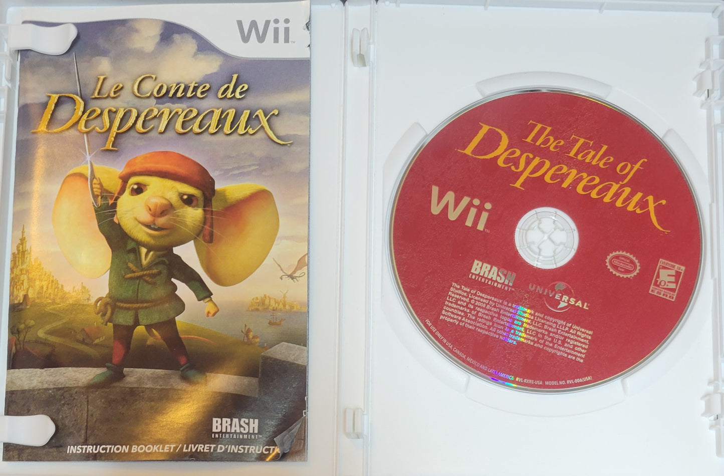 The Tale of Despereaux – 2008 Nintendo Wii CIB RE-SEALED