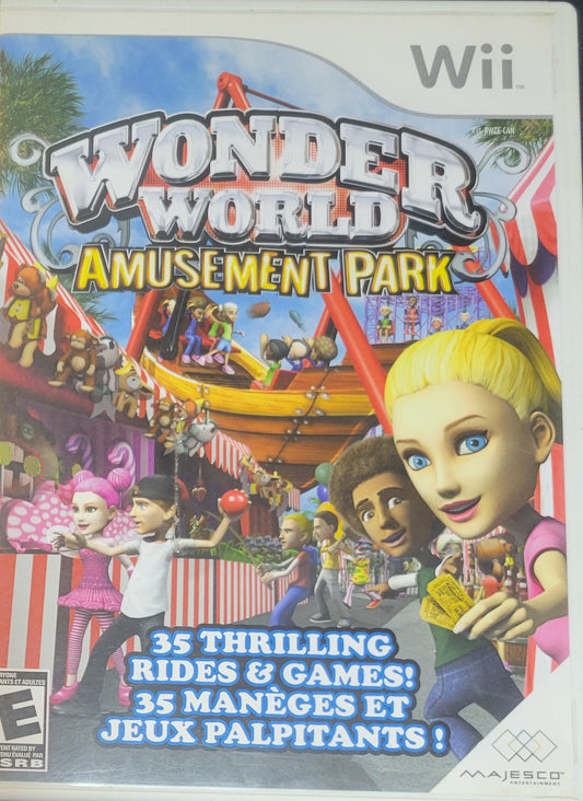 Wonder World Amusement Park – Nintendo Wii – CIB – RE-SEALED – Clean Disc