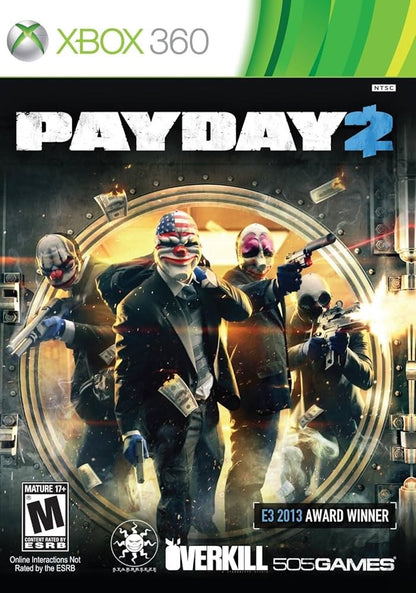 PAYDAY 2 – 2013 Microsoft Xbox 360 CIB – RE-Sealed – Excellent