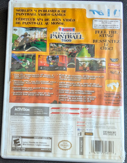 Championship Paintball 2009 (2008) - CIB Nintendo Wii | RE-Sealed