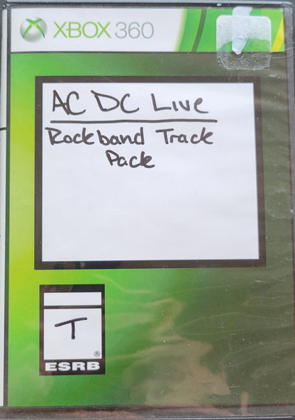 ROCKBAND ACDC Live: Track Pack (Disc Only) - Microsoft XBOX 360 - Pre-Owned Great Shape Tested & Working