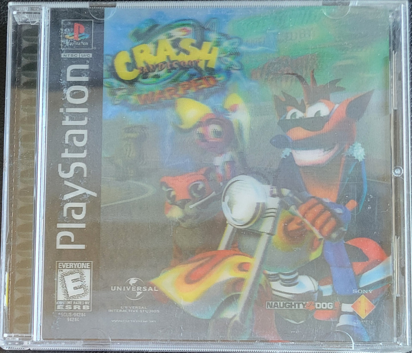 Crash Bandicoot: Warped – PlayStation 1 PS1 Holographic CIB – Great Condition Re-Sealed