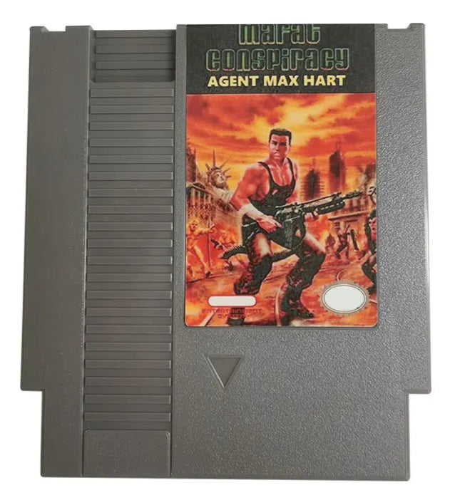 Mafat Conspiracy: Agent Max Hart - NES Nintendo Entertainment System 1983 72 Pin 8 Bit Video Game Cartridge
