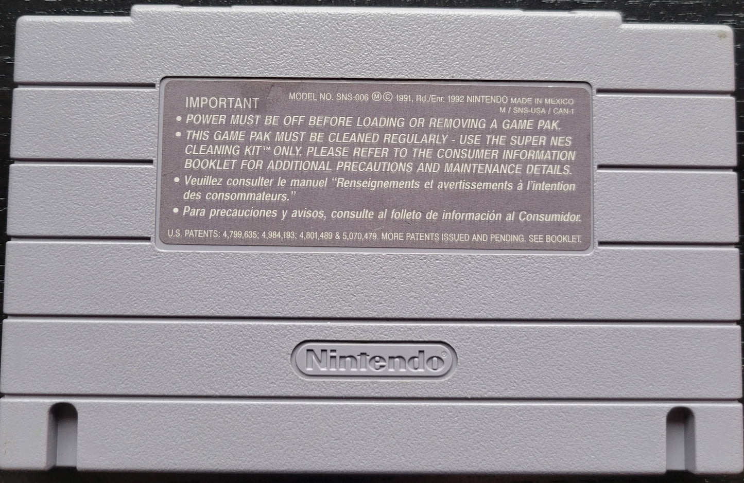 Authentic FRANTIC FLEE - SNES - 1993 Super Nintendo Ent. System NTSC Cartridge + Protector MINT