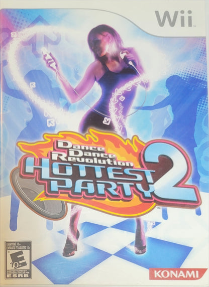 Dance Dance Revolution Hottest Party 2 – 2008 Nintendo Wii CIB – RE-SEALED + Clean Disc