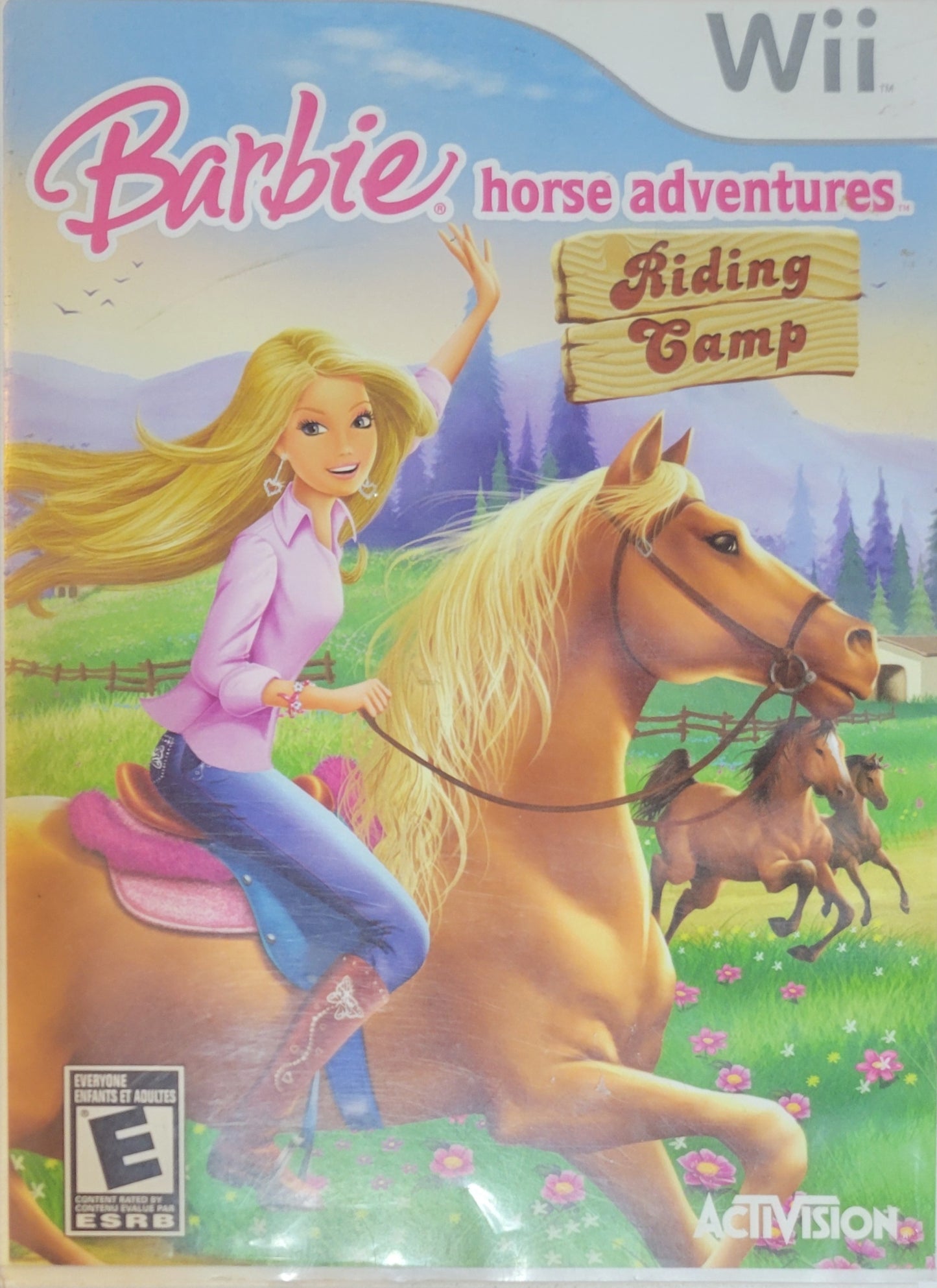 Barbie Horse Adventures: Riding Camp – 2007 Nintendo Wii CIB Re-Sealed Clean Disc