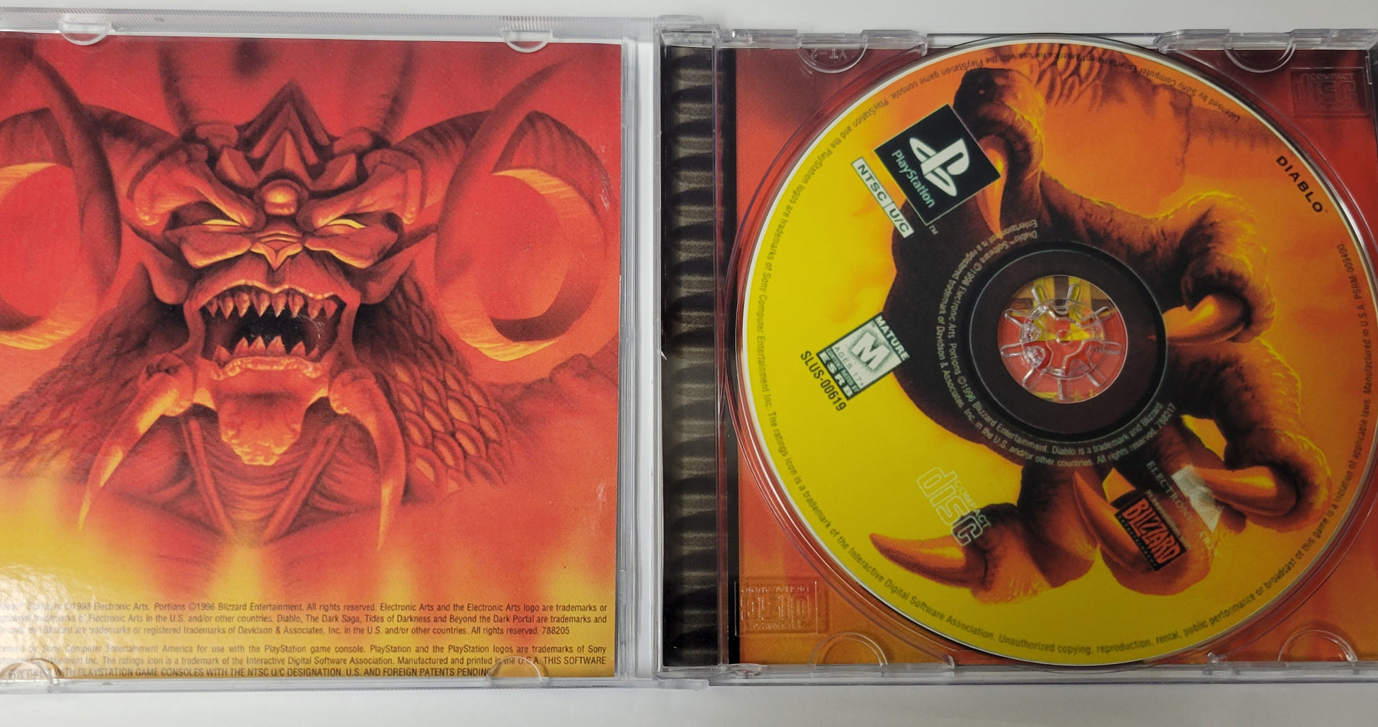 Diablo PS1 PLAYSTATION Pour JP Système p1 Diablo PS1 PLAYSTATION Pour JP Système p1