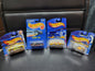 4 1:64 VINTAGE 1990 HOTWHEELS Alert! Sealed Diecast Cars Miniature Race Peugeot 405 33 Years Old / Montezuma 3 Of 4 / Overboard 454 / Drag