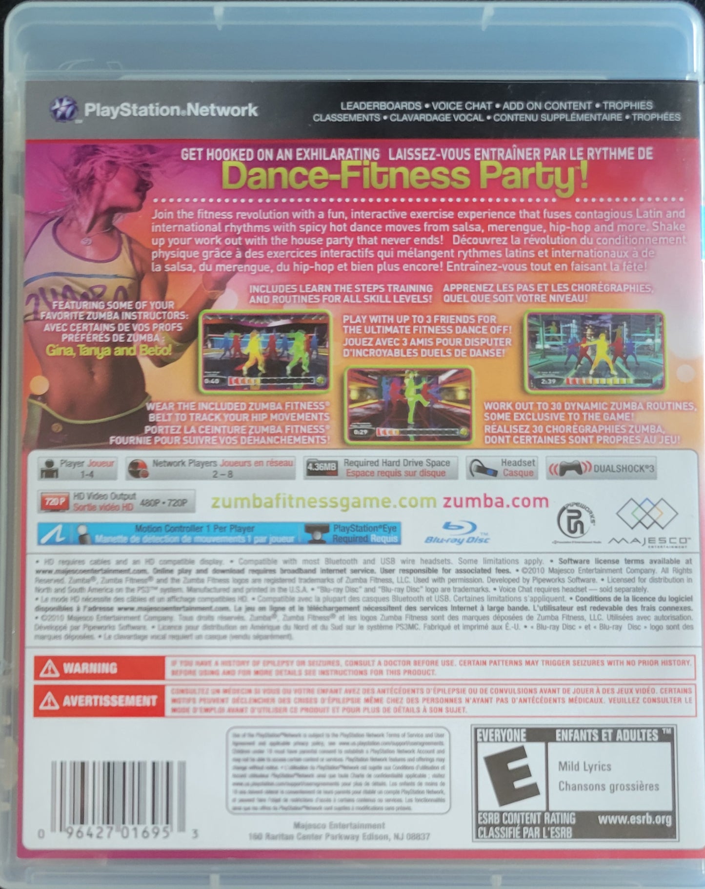 Zumba Fitness: Join The Party (CIB) – Sony PlayStation 3 PS3 – Tested & Working